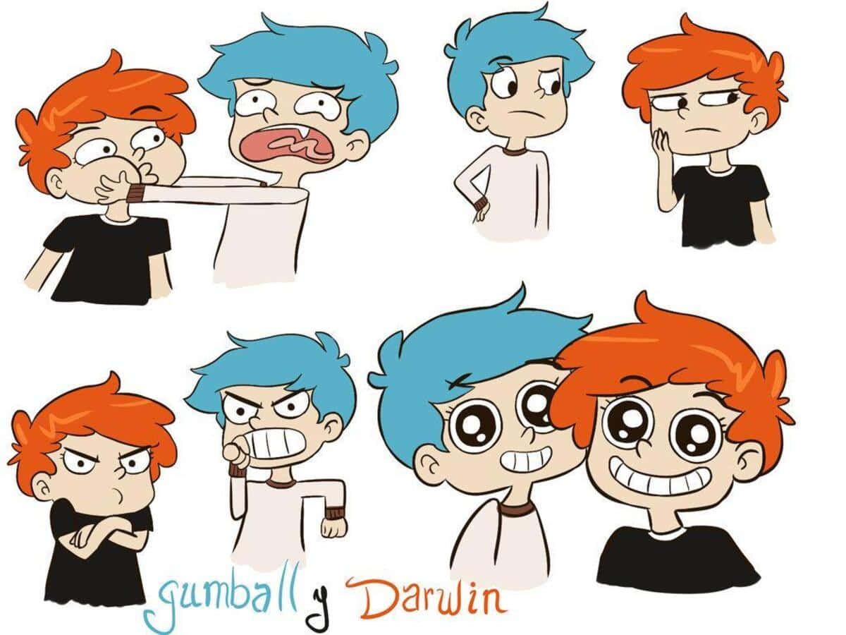 Gumball And Darwin 1200 X 900 Wallpaper Background