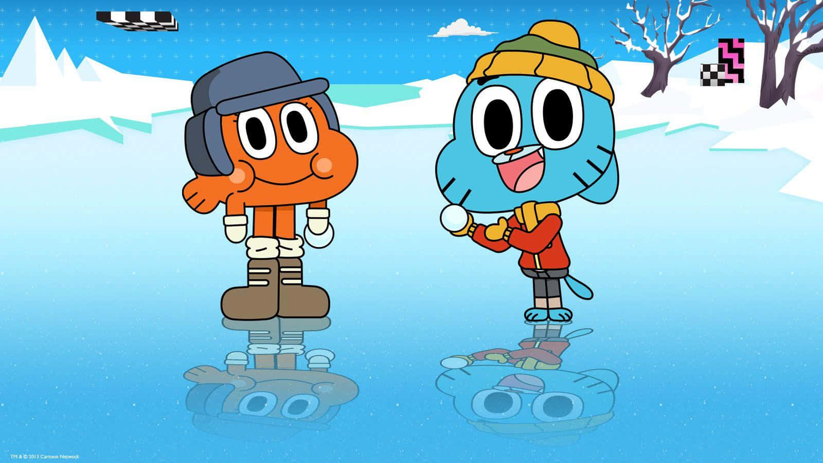 Gumball And Darwin's Animated Adventure Background