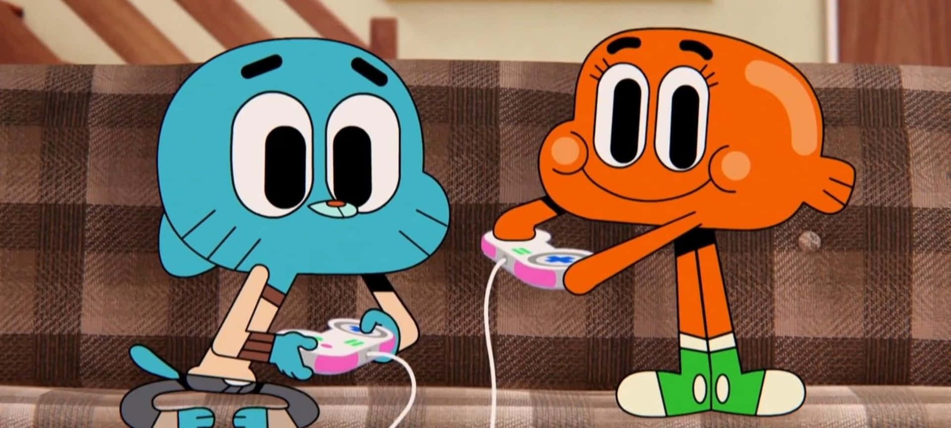 Gumball And Darwin's Colorful Adventure Background