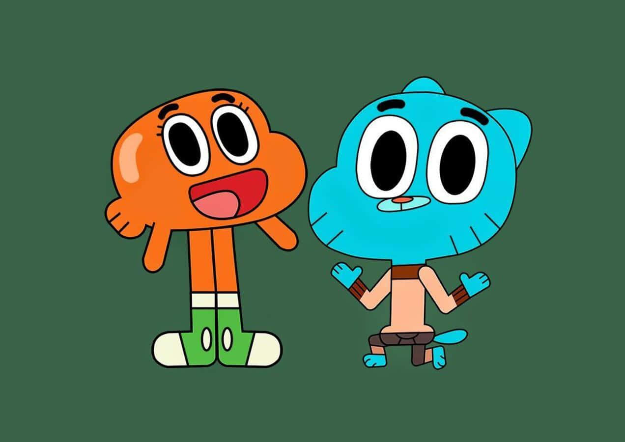 Gumball And Darwin's Colorful Adventure Background