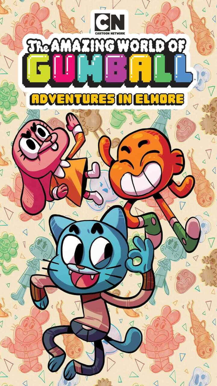 Gumball And Darwin's Playful Adventure Background