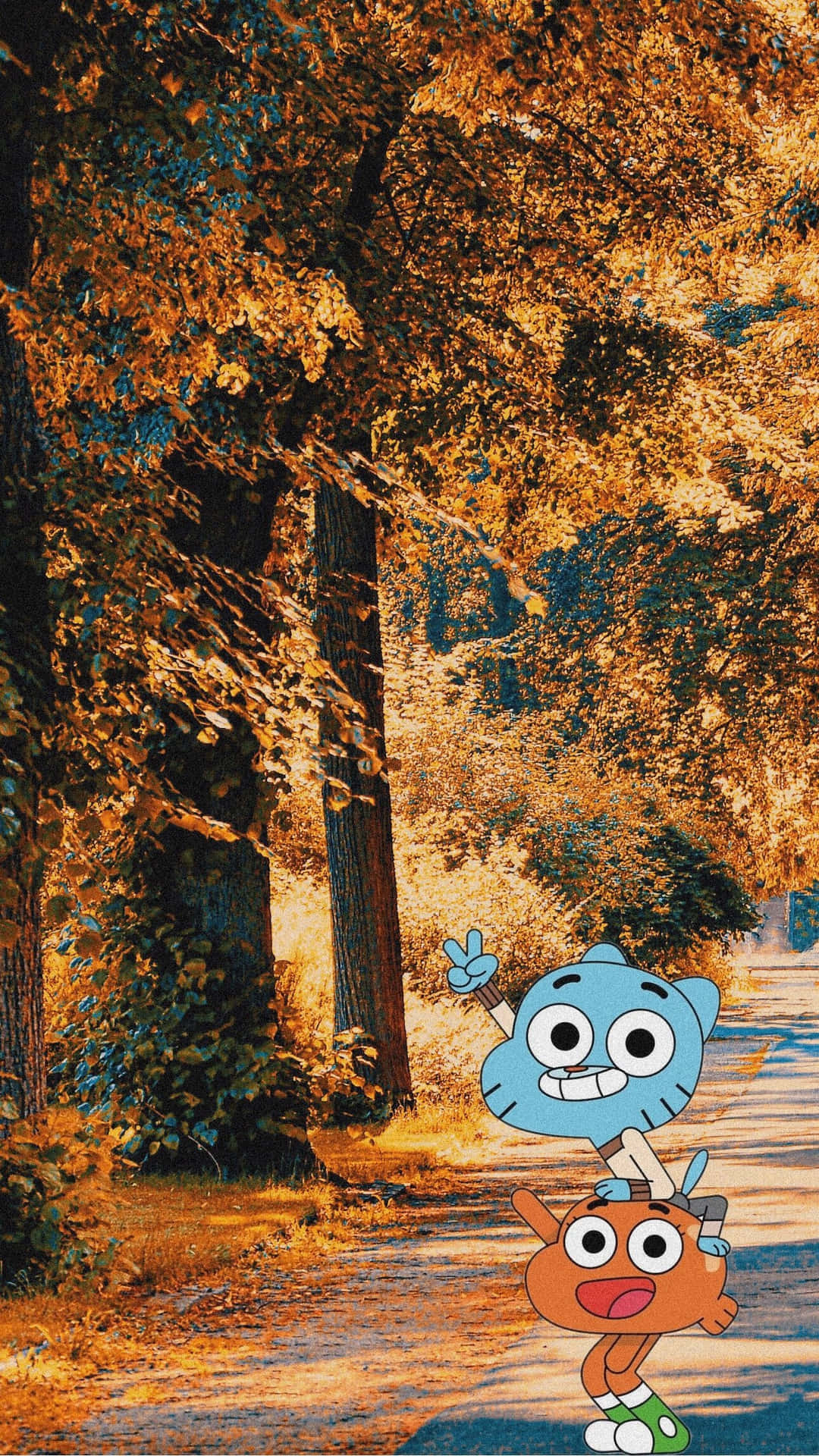 Gumball And Darwin's Playful Adventures Background