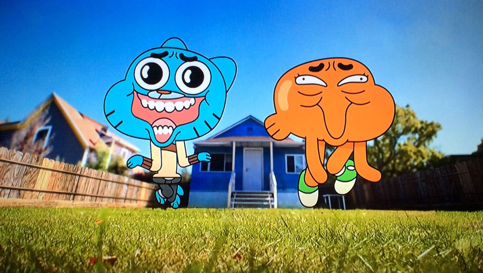 Gumball Darwin Farm Aesthetic Background