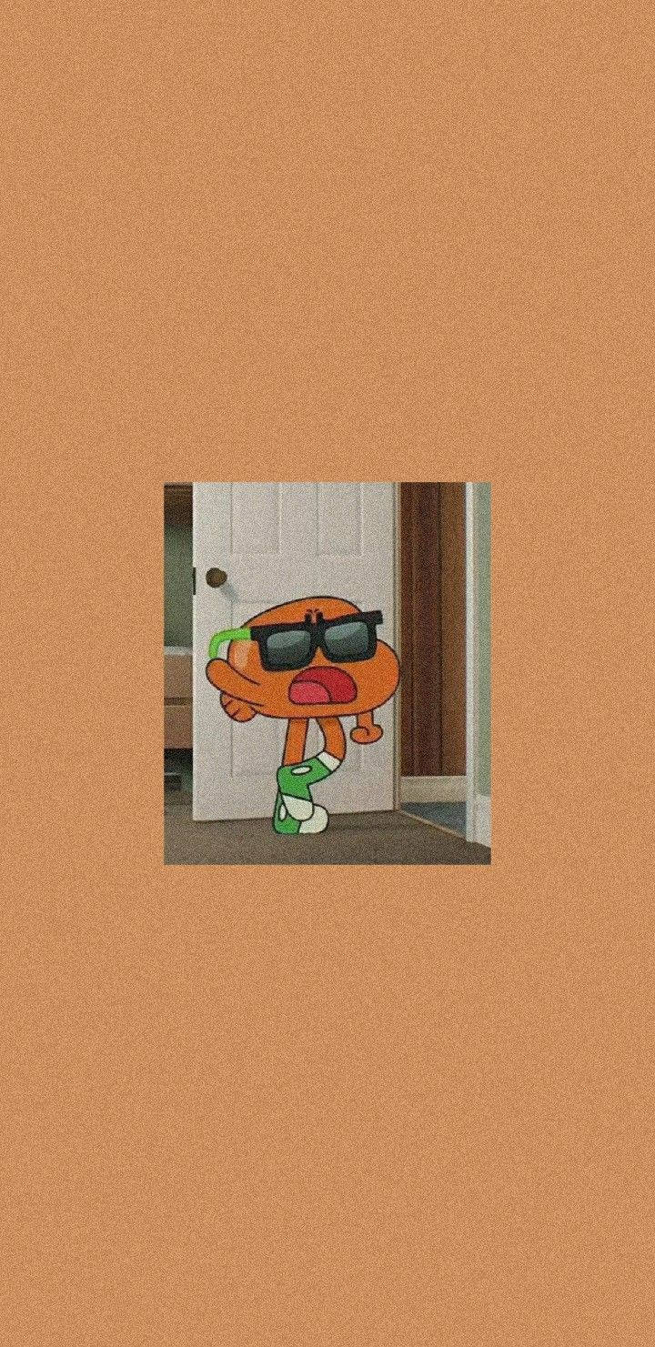 Gumball Darwin Sunglasses Aesthetic Background