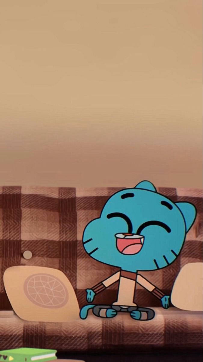 Gumball Happy Smiling Aesthetic Background