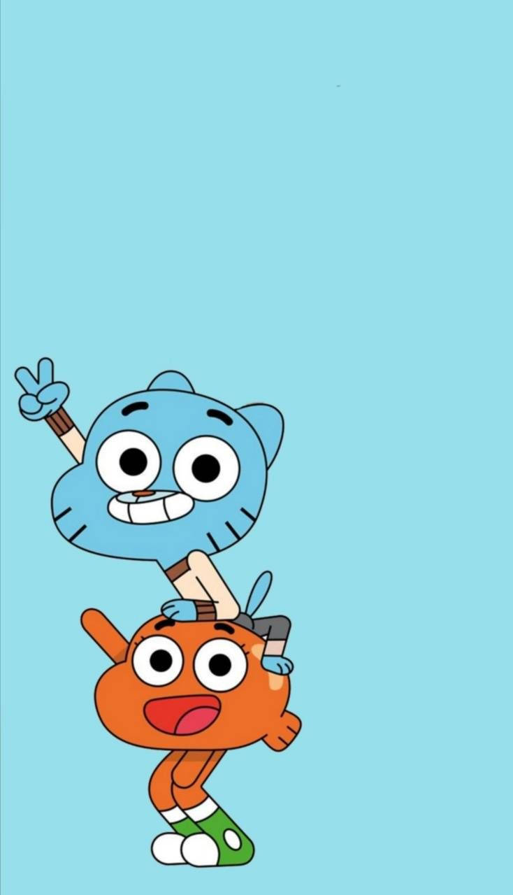 Gumball On Darwin Aesthetic Background