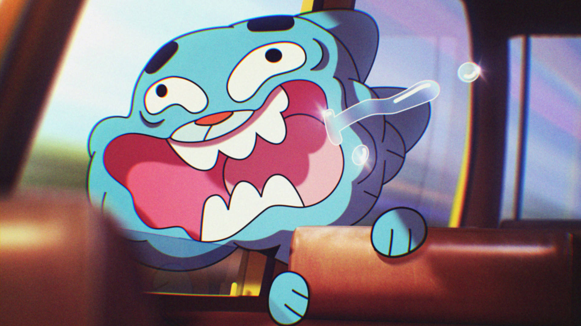 Gumball Open Mouth Aesthetic Background