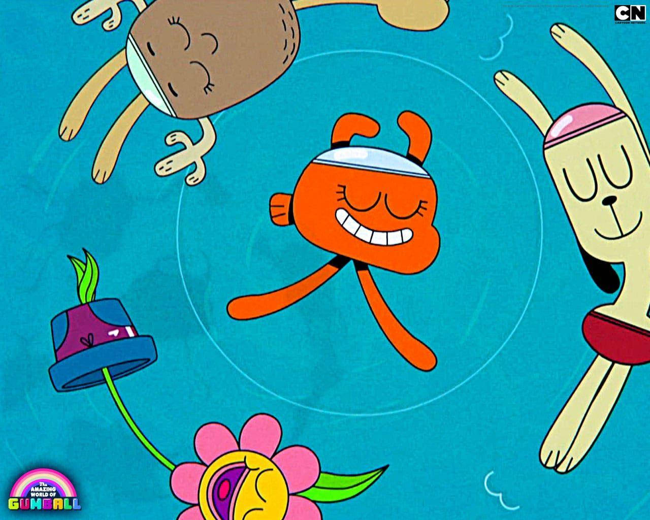 Gumball Pool Party Background
