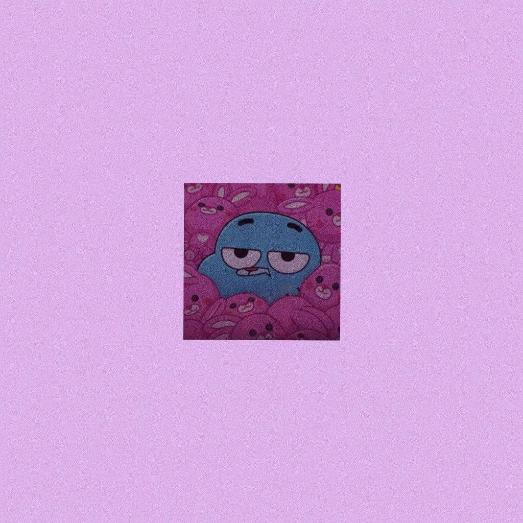 Gumball Purple Minimalist Aesthetic Background