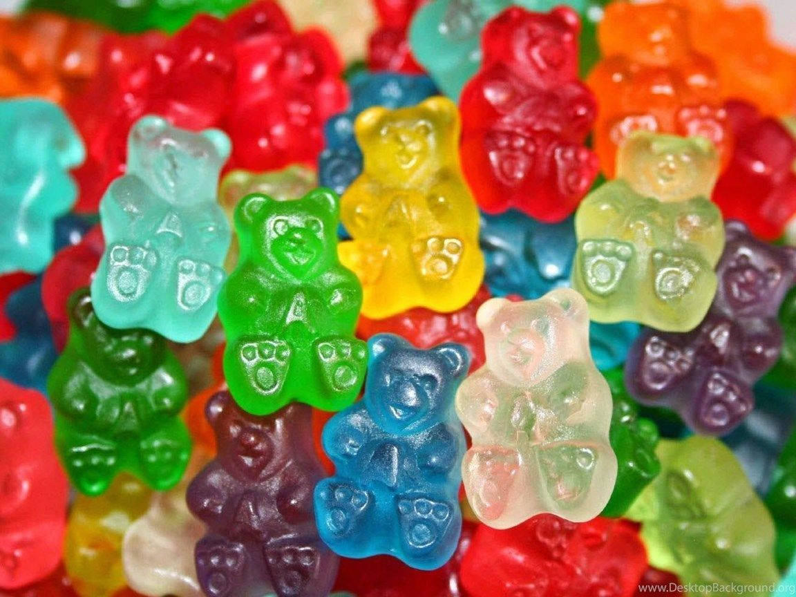 Gummy Bears Jelly Candies Background
