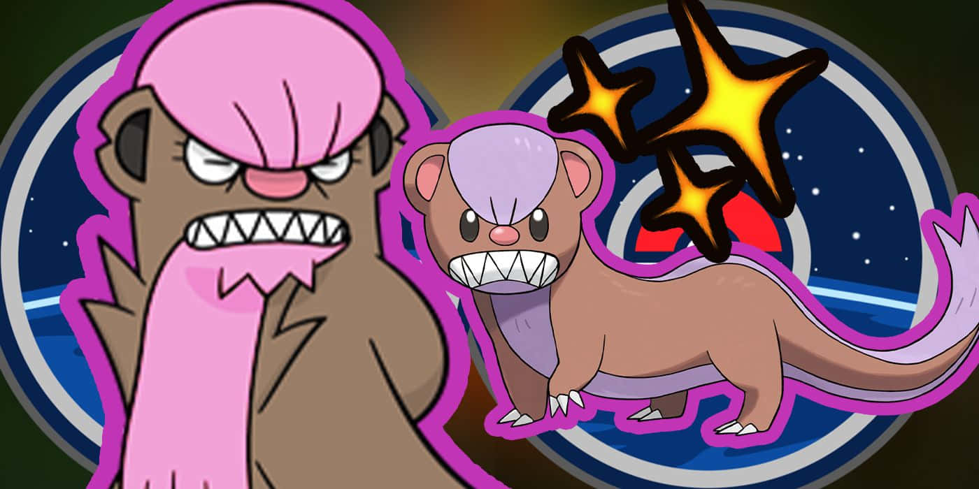 Gumshoos And Yungoos Pink