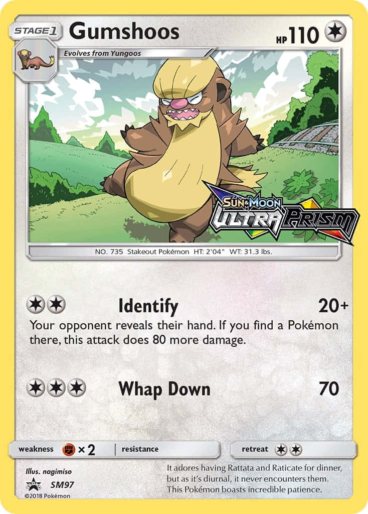 Gumshoos Pokémon Card