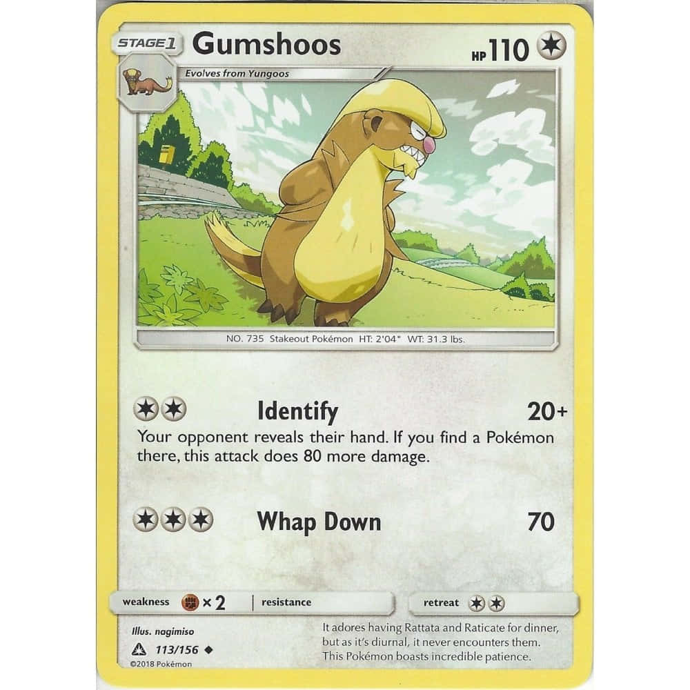 Gumshoos Whap Down Card