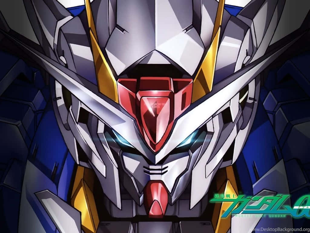 Gundam Desktop With Logo Background