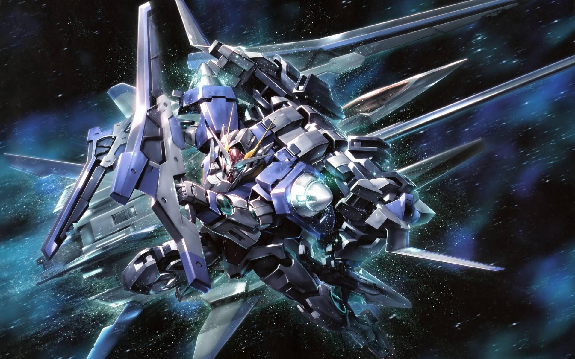 Gundam Metallic Gray Background