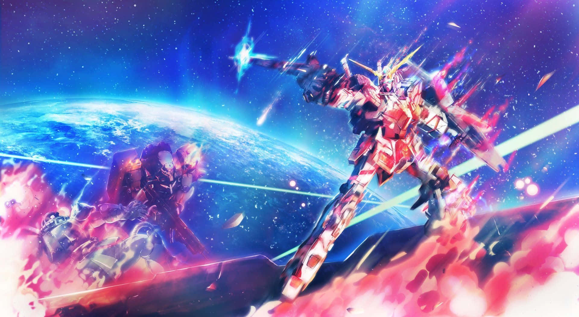 Gundam Unicorn: A Mobile Suit From Another Dimension Background