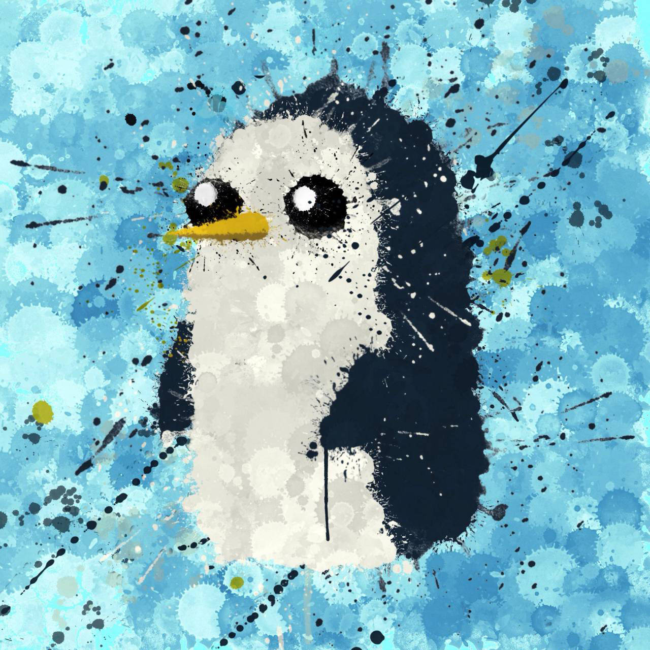 Gunter Adventure Time Oil Painting Background