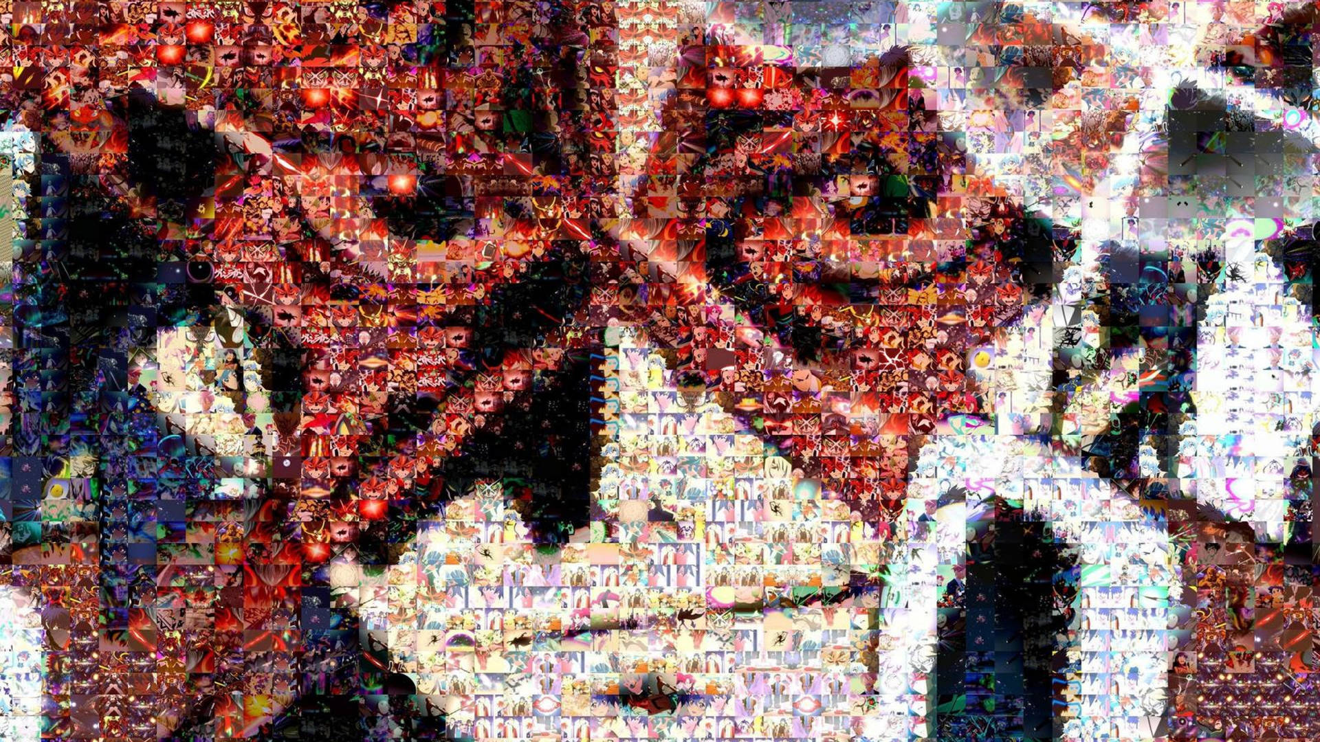 Gurren Lagann 4k Mosaic Background