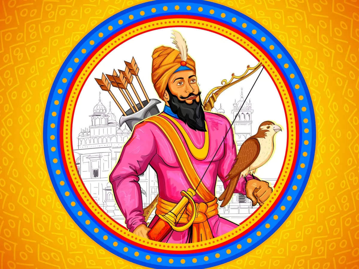 Guru Gobind Singh Ji Badge Background