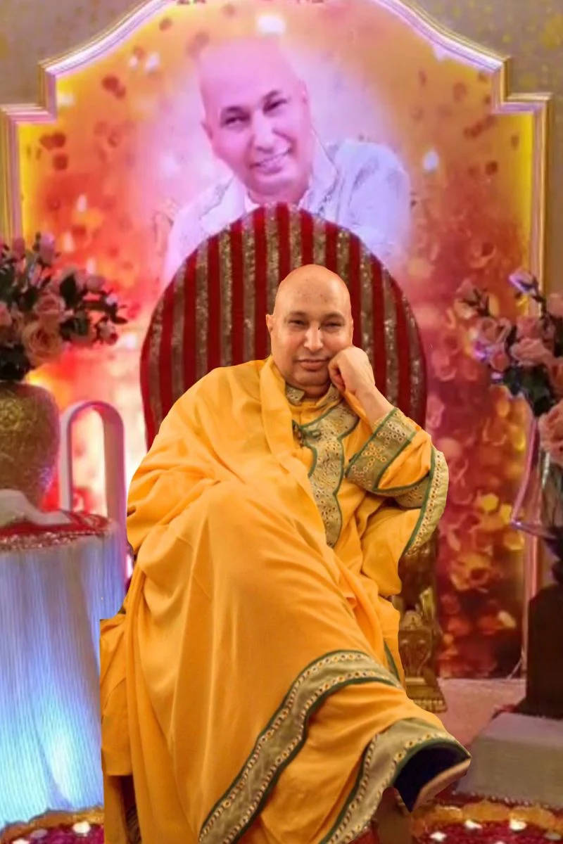 Guru Ji In Hindu Temple Background