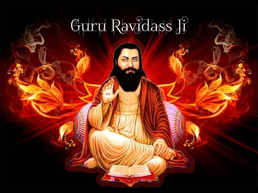 Guru Ravidass Hindu Sacred Bhakti Saint Background
