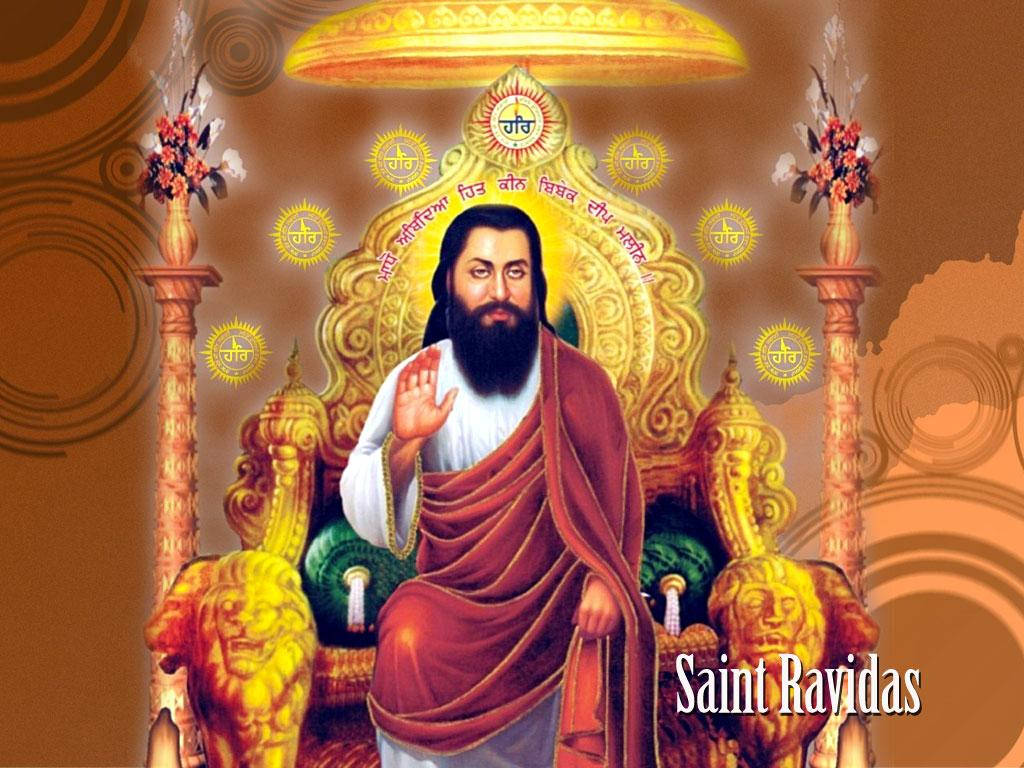 Guru Ravidass Saint Of Bhakti Movement Background