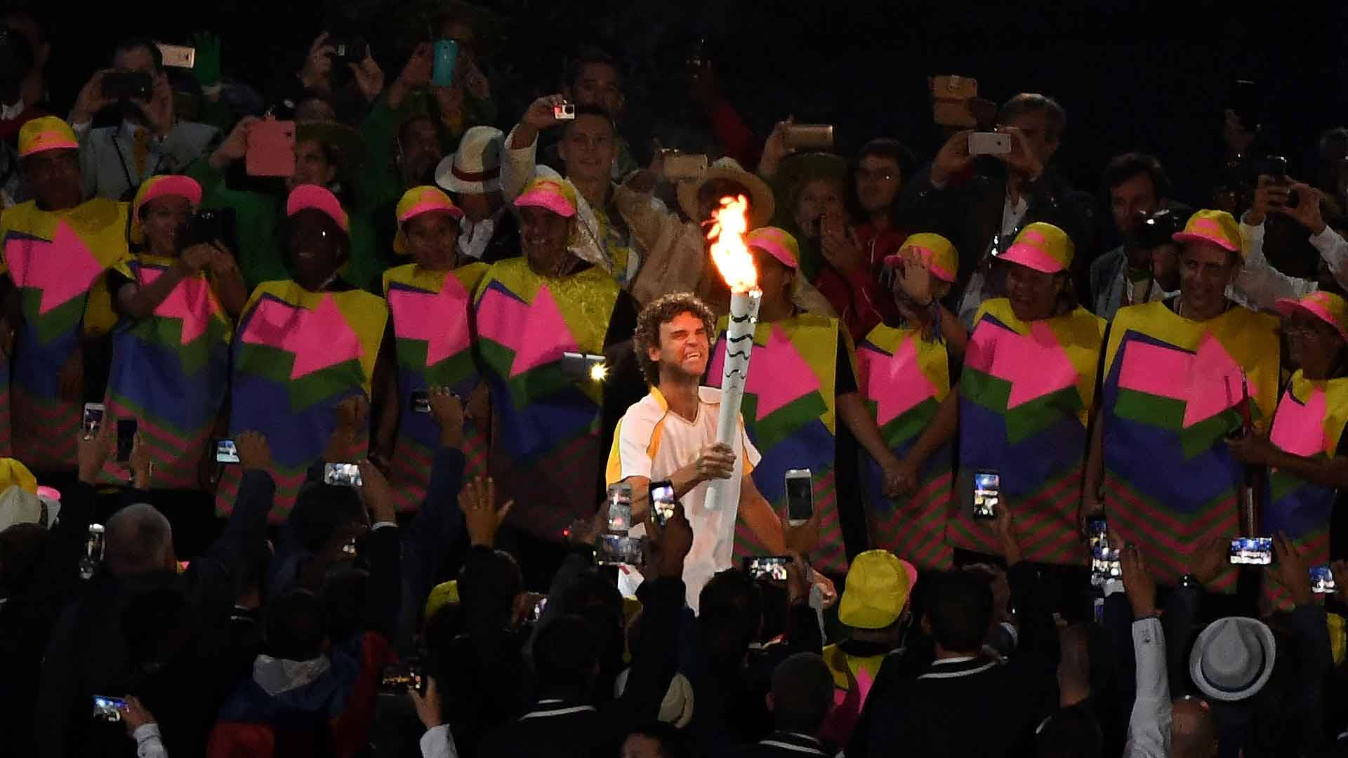 Gustavo Kuerten Rio 2016 Opening Ceremony