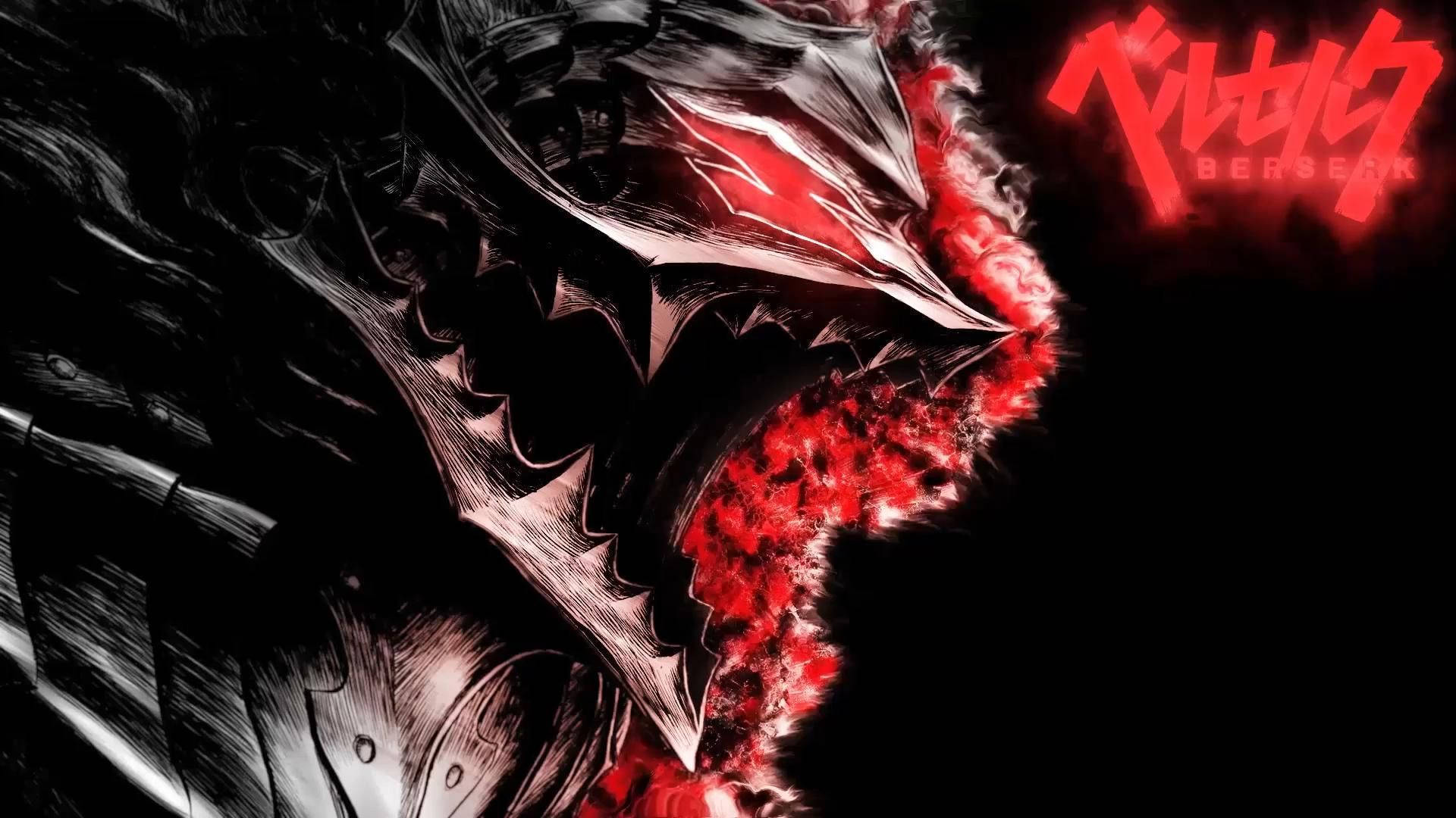 Guts And Griffith, Lethal Adversaries In The Anime Series Berserk Background