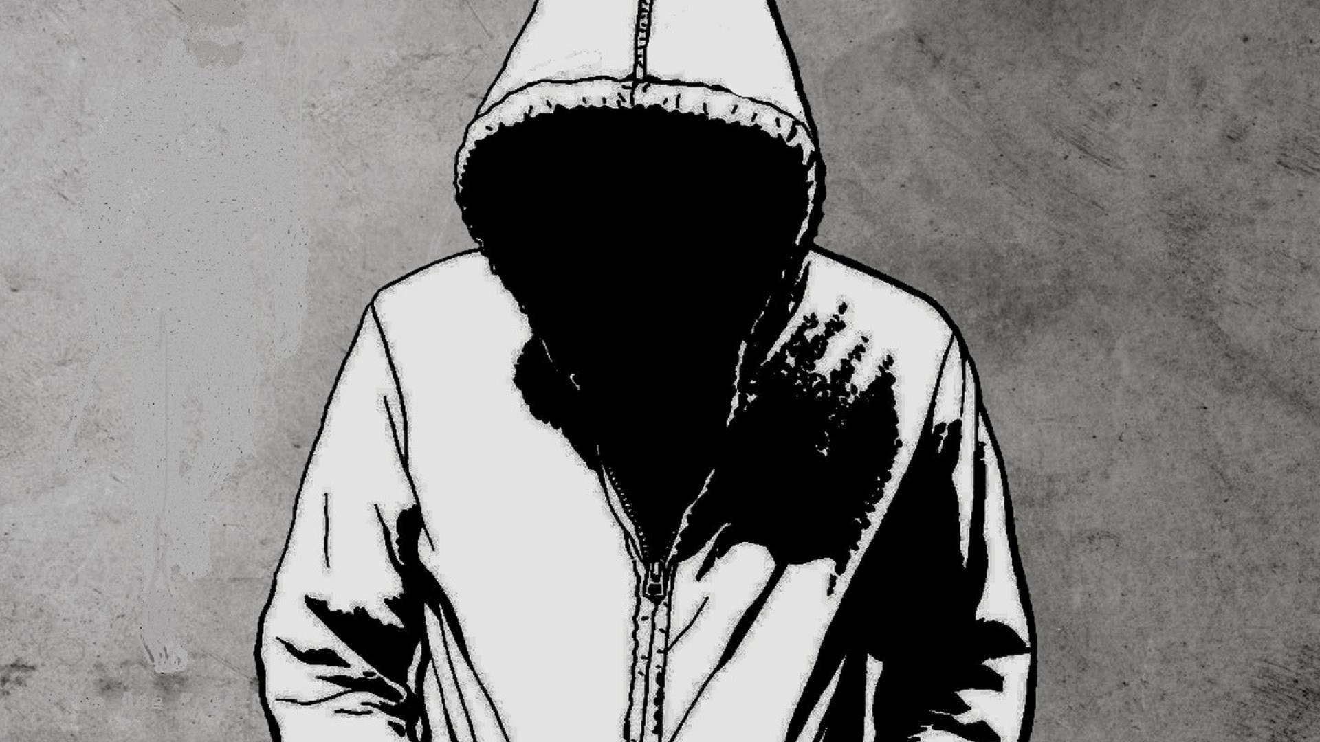 Guy In A White Hood Background