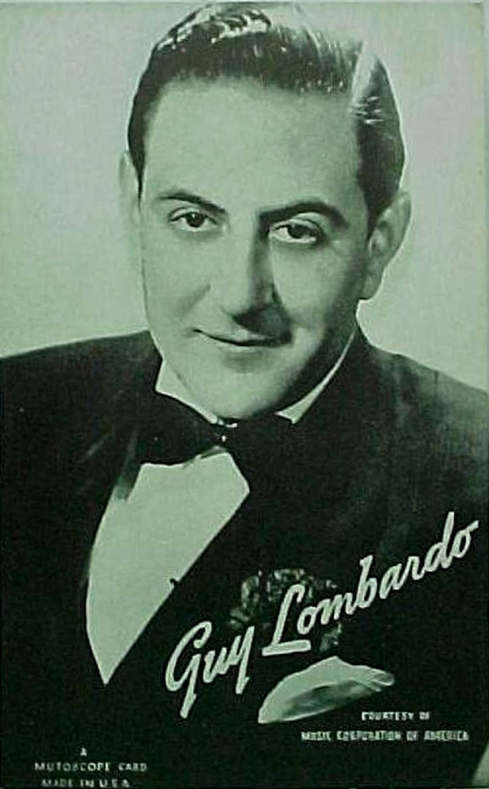 Guy Lombardo Mutoscope Card