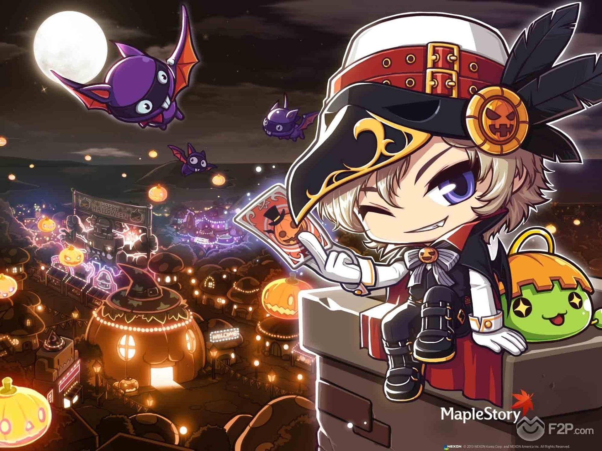 Guy On Box Maplestory Background