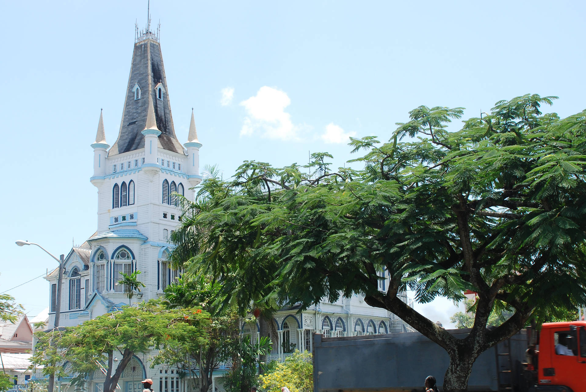 Guyana Saint George Cathedral Background