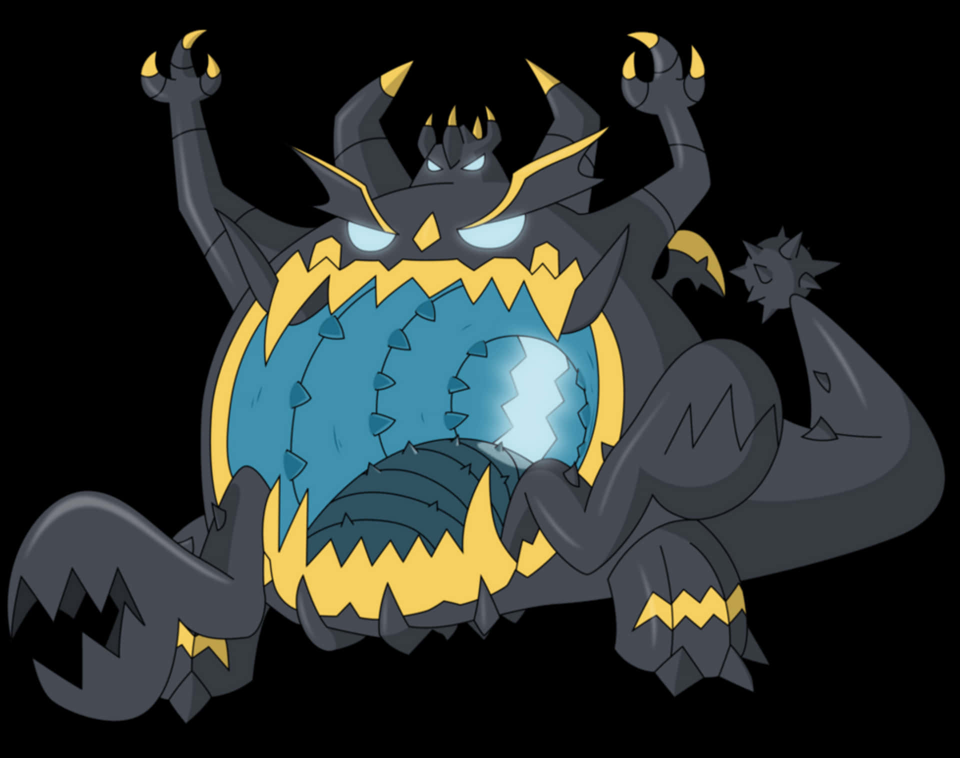 Guzzlord Angry Arms Background