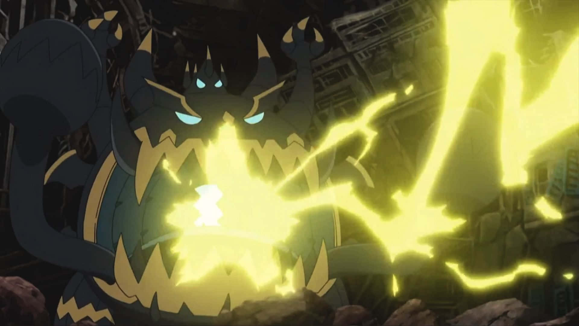 Guzzlord Electric Attack Background