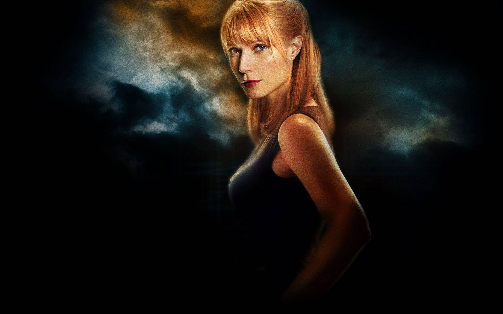 Gwyneth Paltrow As Pepper Potts Iron Man 2 Portrait Background