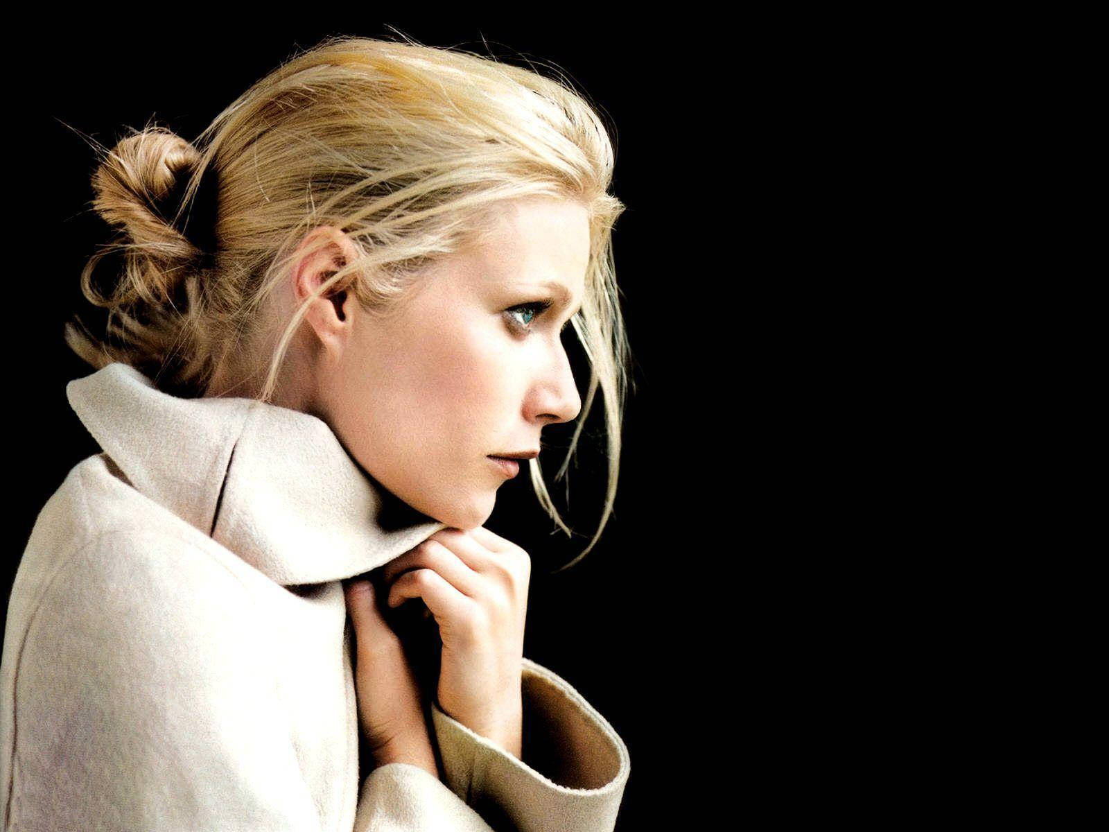 Gwyneth Paltrow Side Profile James White Photoshoot Background