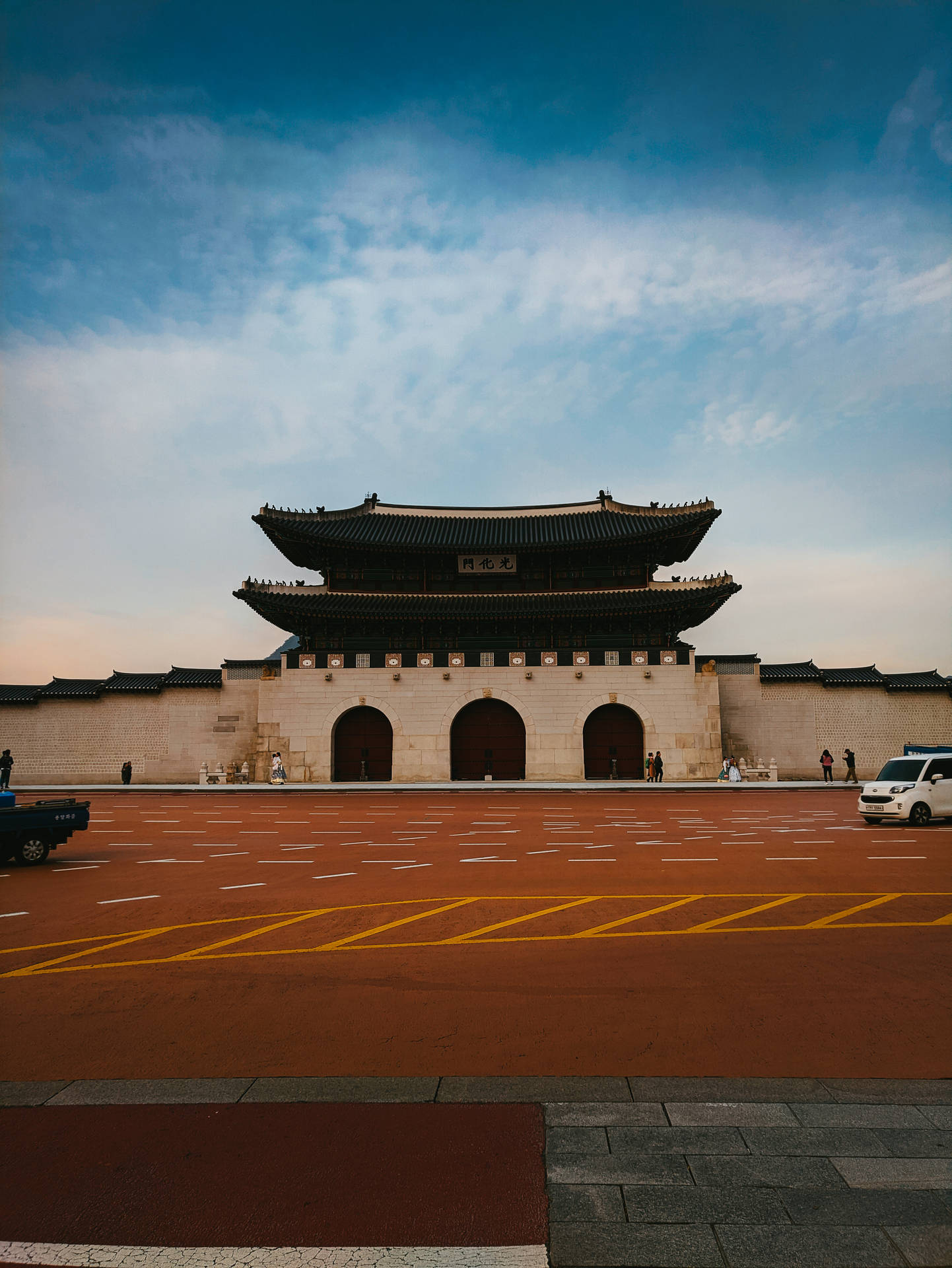 Gyeongbokgung Palace In Seoul Background