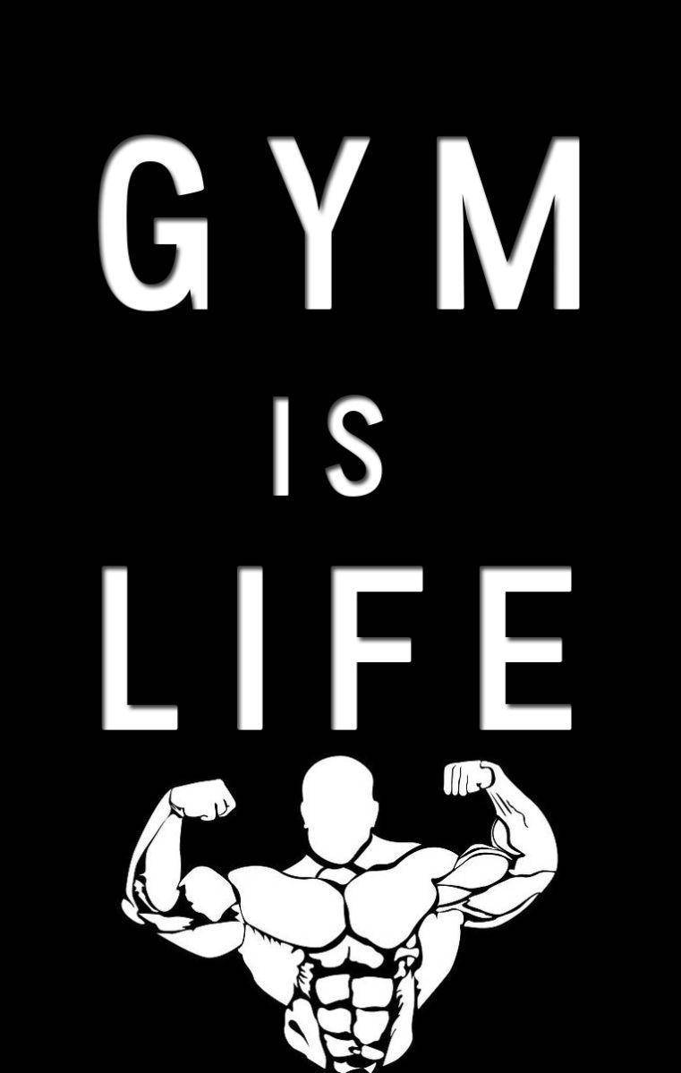Gym Motivation Quote Background