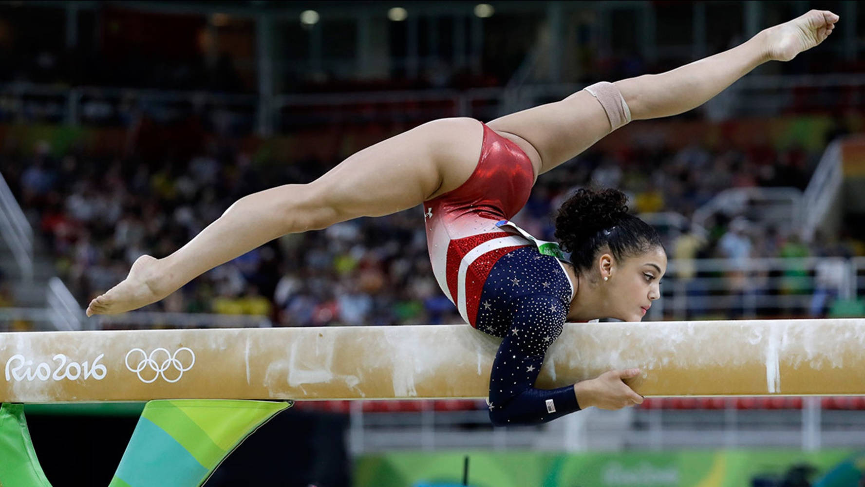 Gymnastics At The Summer Olympics Balance Beam Background