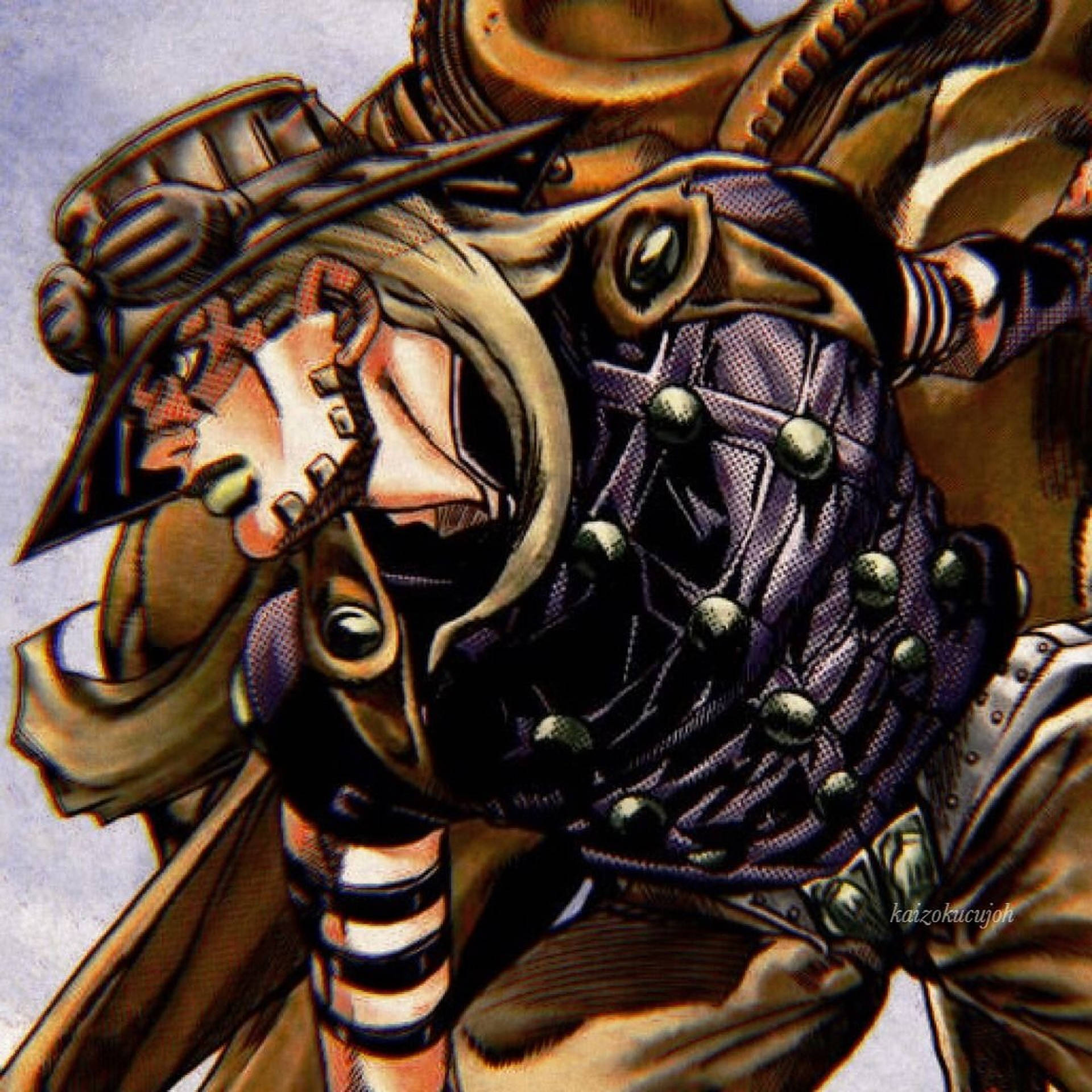 Gyro Zeppeli Side View Background