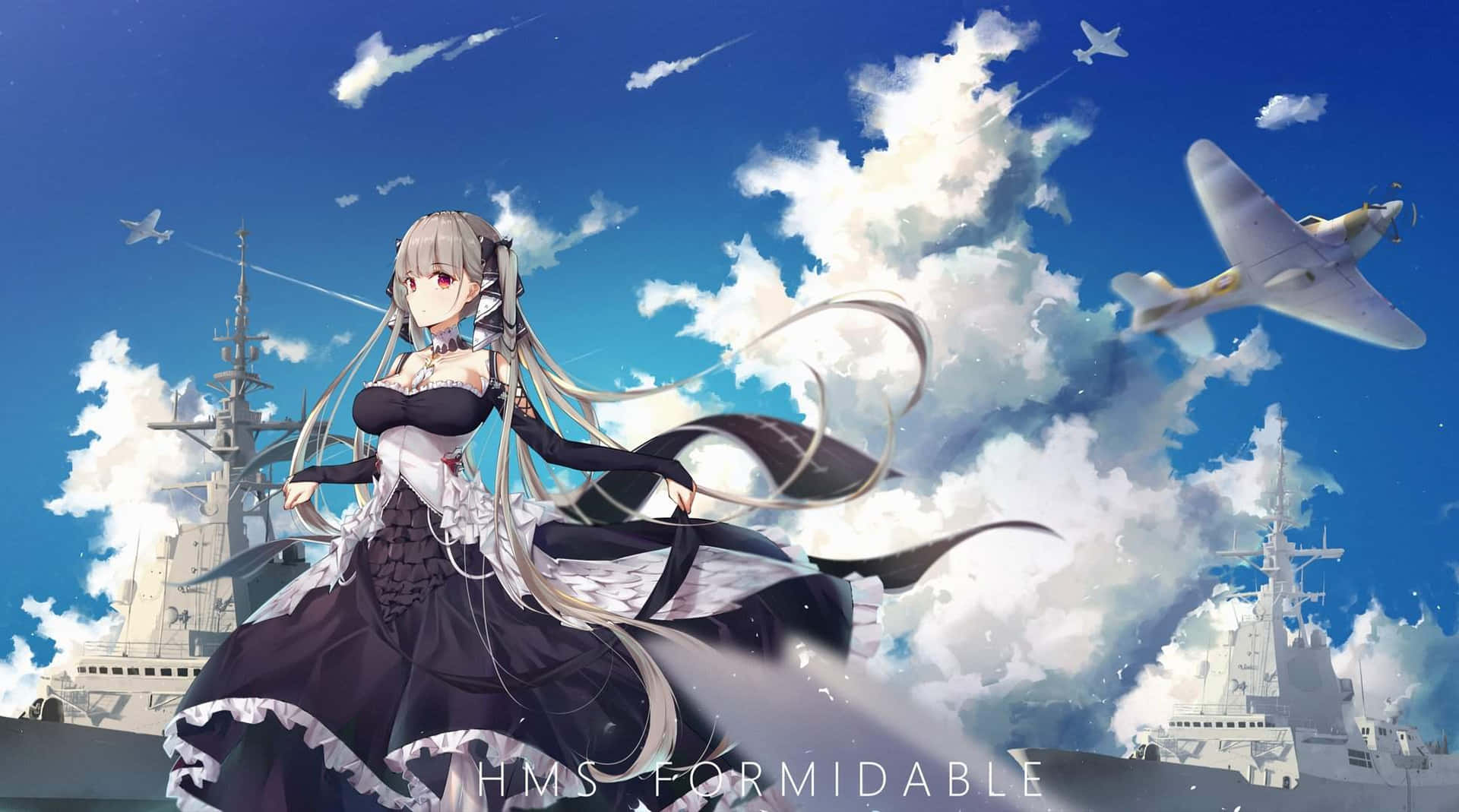 H M S Formidable Anime Art Background