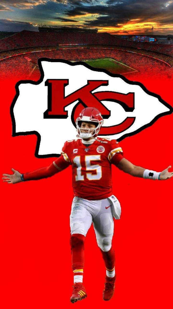 H1 Super Bowl Mvp Pat Mahomes Sporting His New Phone Background