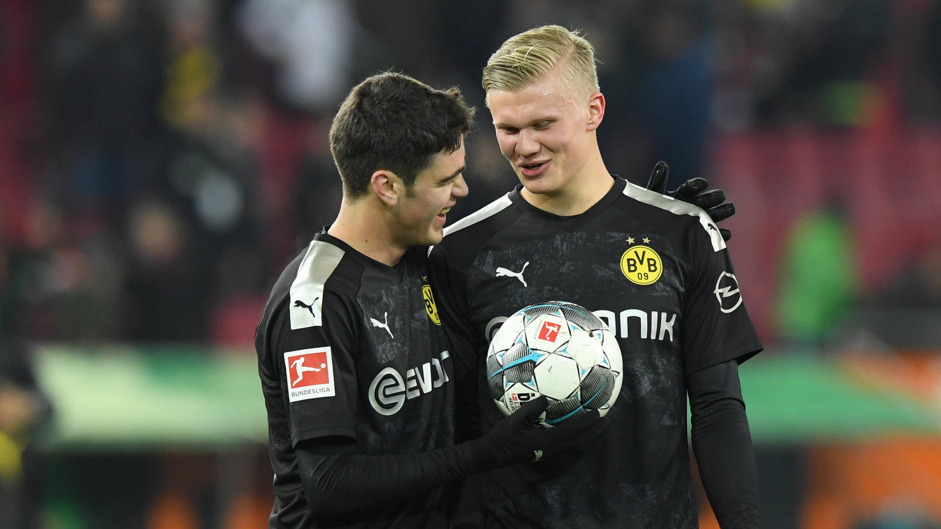 Haaland With Bvb Player