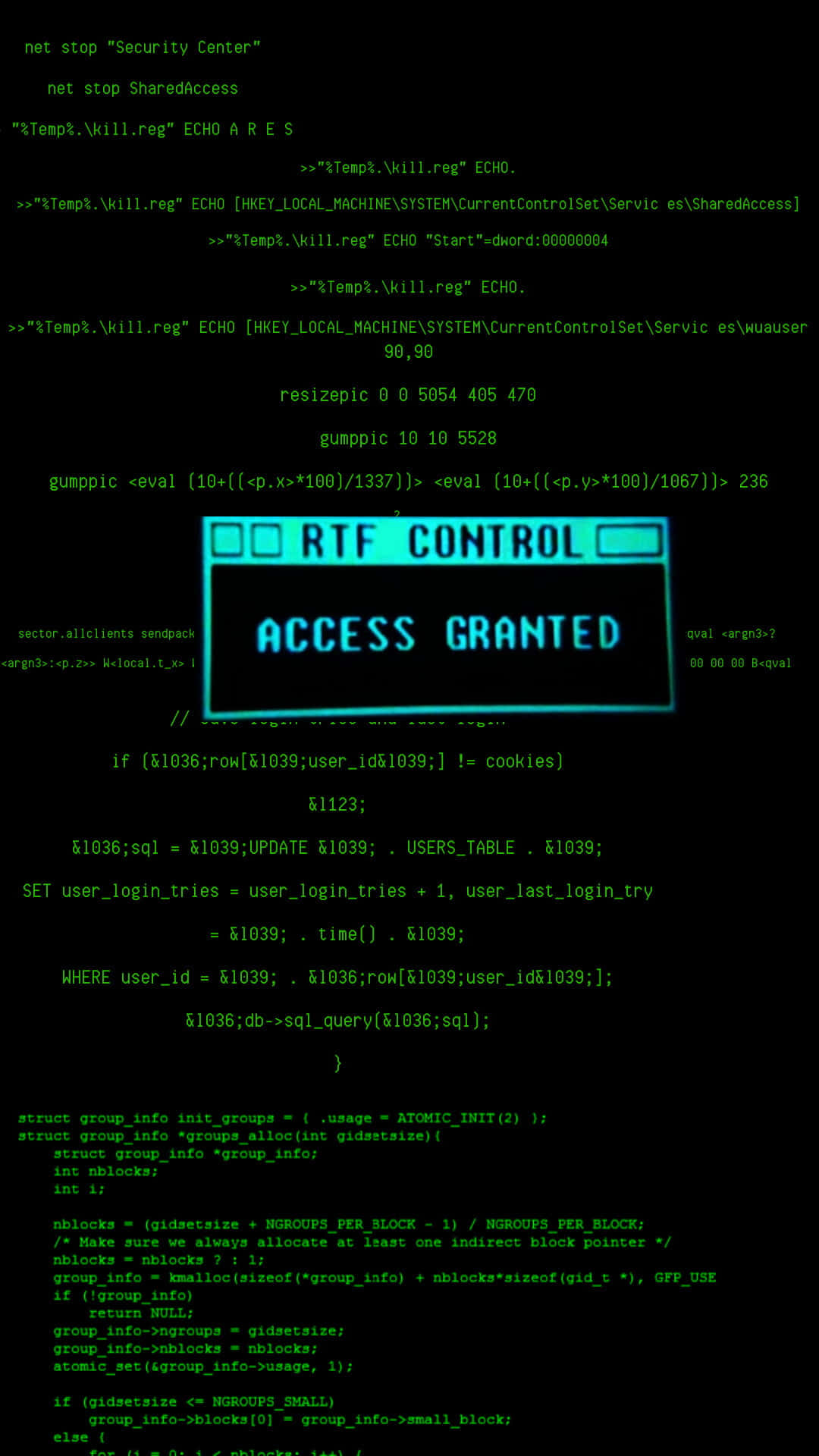 Hack Code Iphone Background