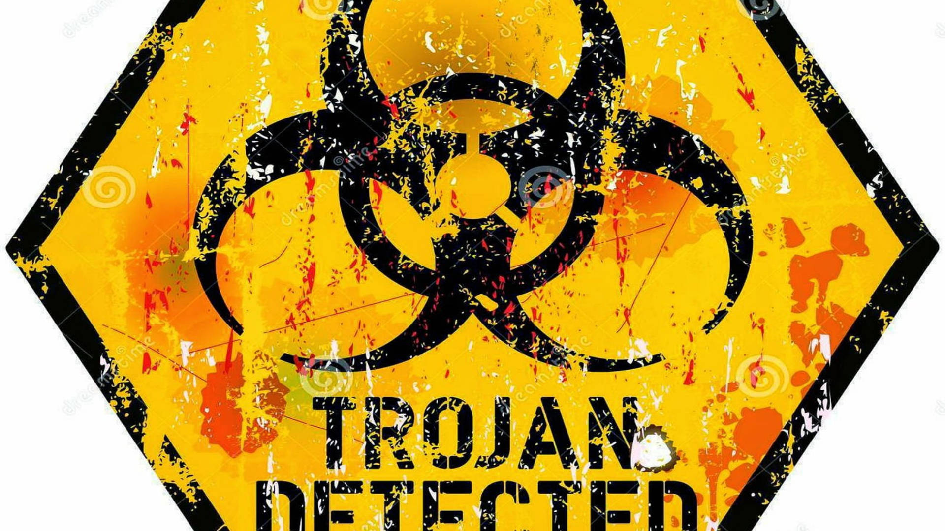 Hacker Alert: Trojan Detected Background