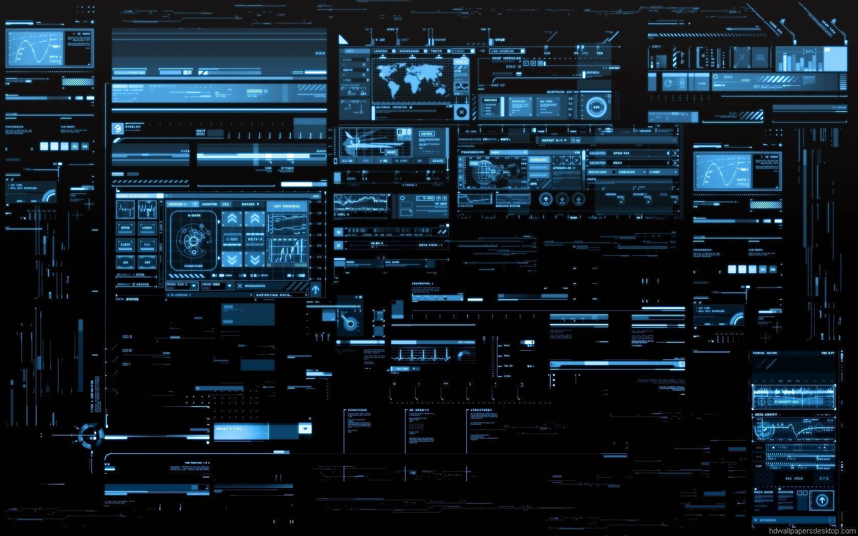 Hacker Computer 3d Background