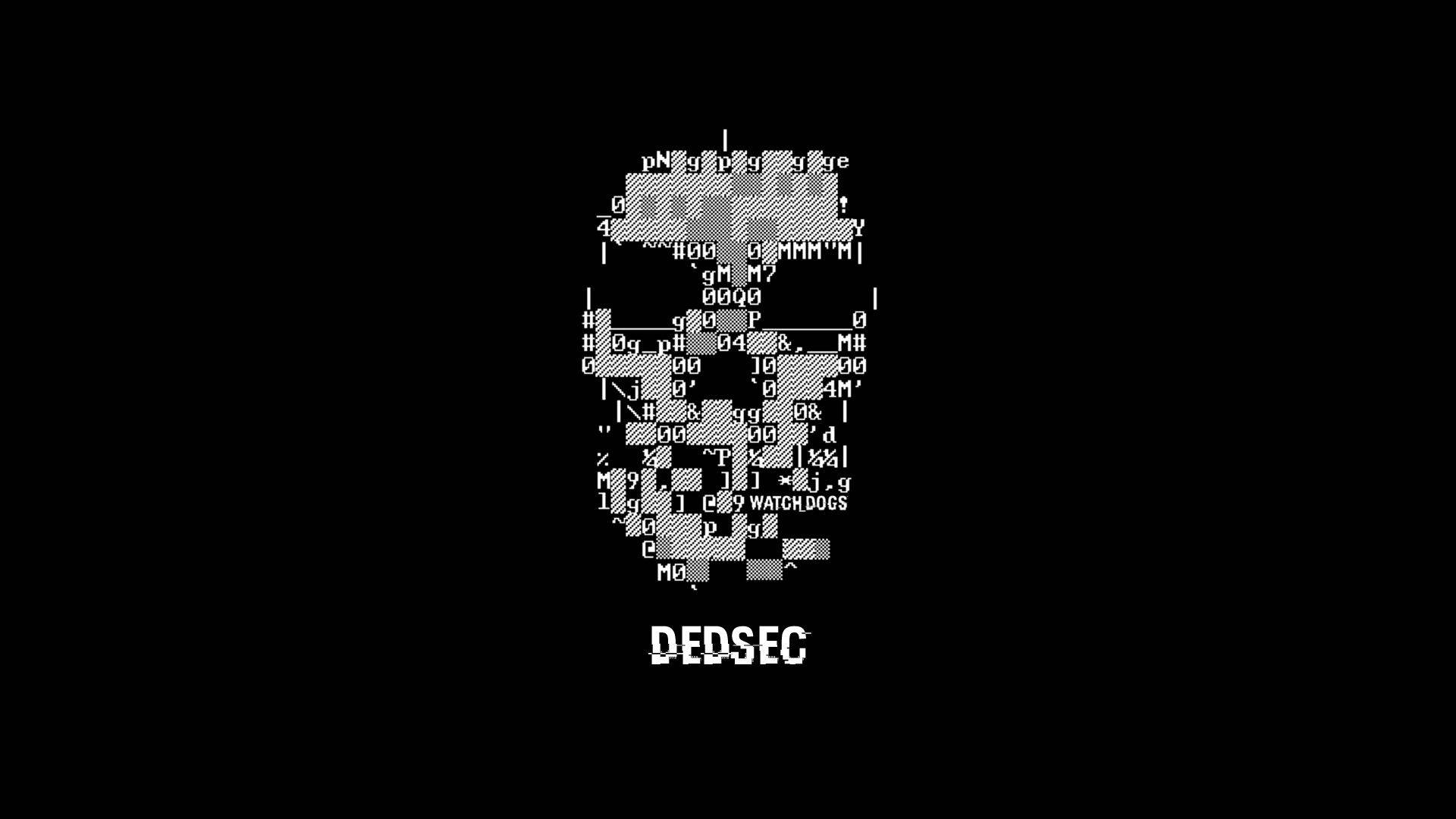 Hacker Dedsec Skull Full Hd Background