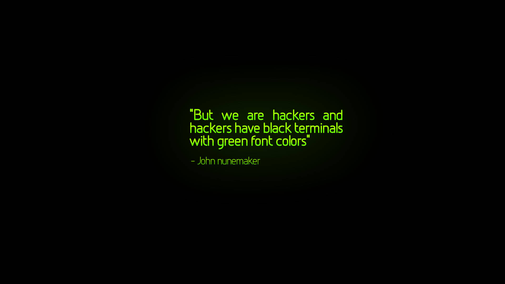 Hacker Green Font Full Hd