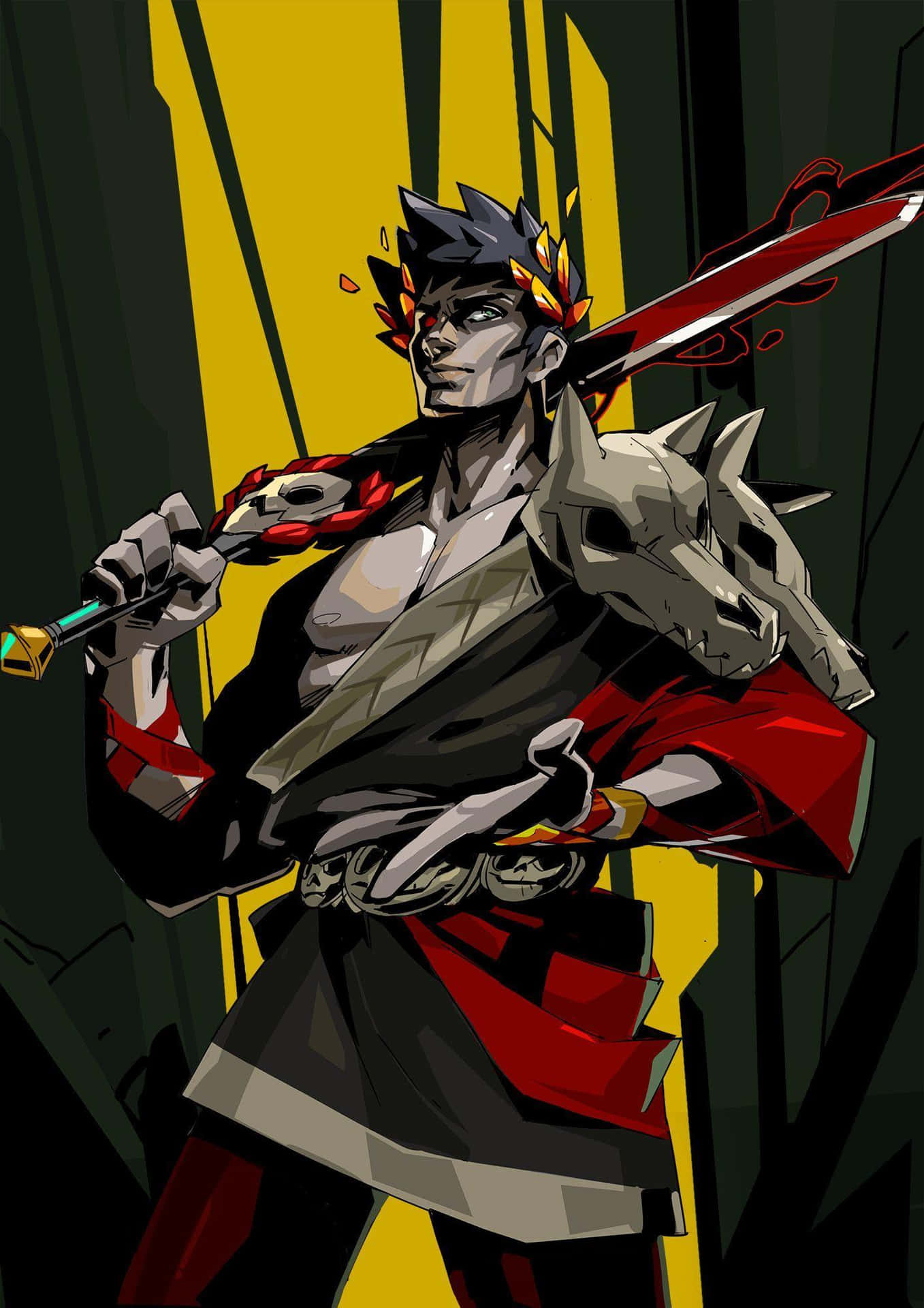 Hades Game Zagreuswith Sword Background