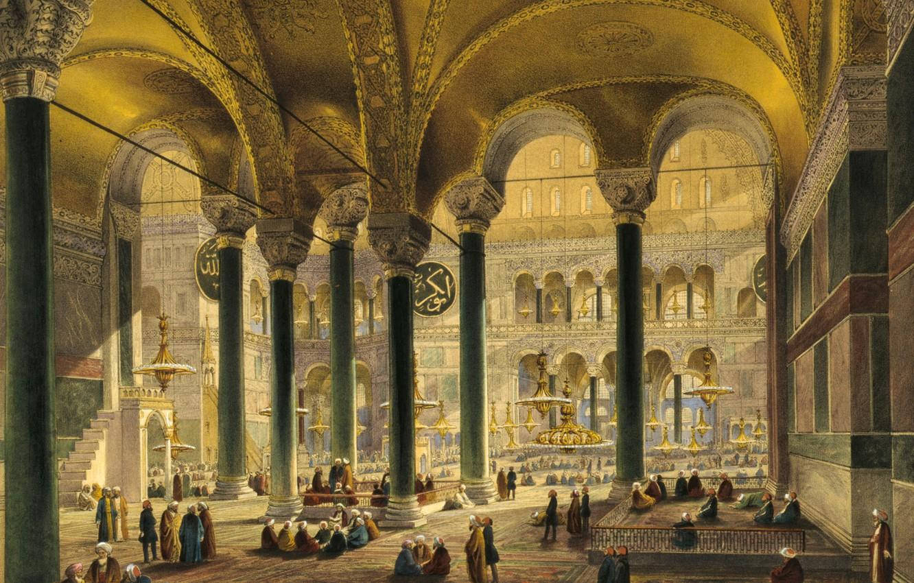 Hagia Sophia Hall Artwork